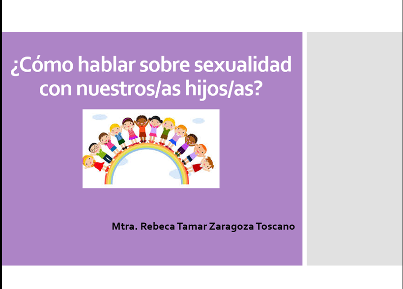 como hablar sobre sexualidad con nuestos hij@s